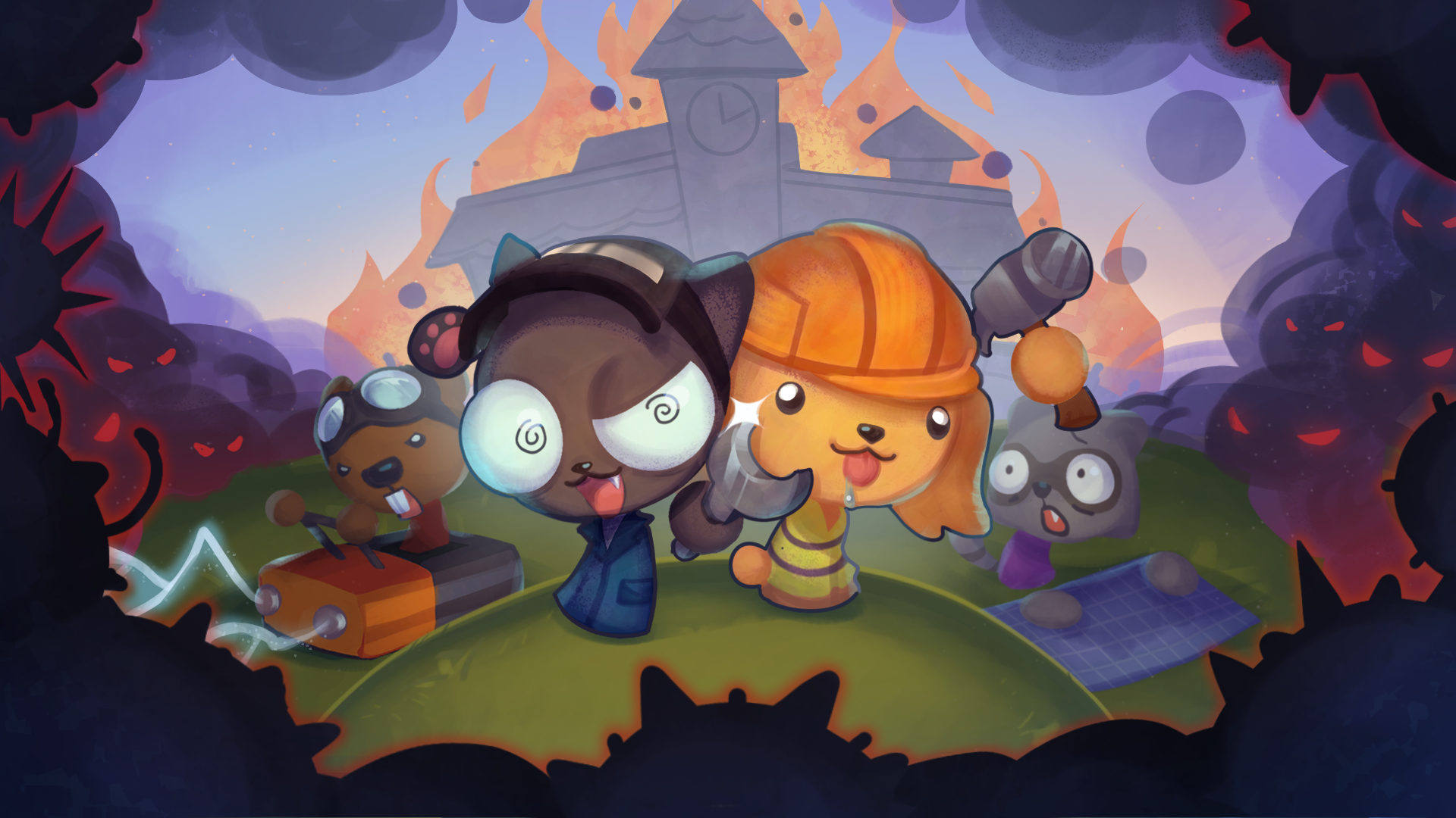 Pawgineers - A cozy co-op engineering game with adorable animal characters